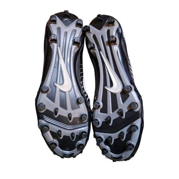 Nike Mens Football Cleats Size 11 Black Gray Lunarbeast Nike Skin 779422-010 - Picture 5 of 6